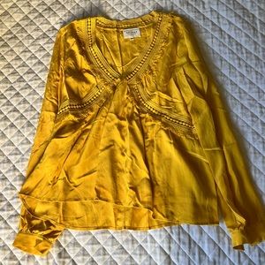 Sezane Yellow Blouse Small/Size 36